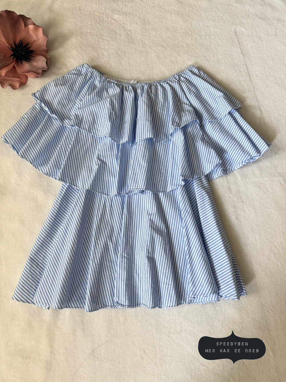 TOME Collective TIERED RUFFLE DRESS size 4